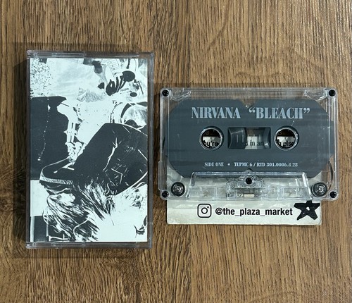 Nirvana bleach cassette tape - bleach,