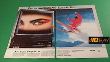 Pubblicità 1989 - PHILIPS TV Color MATCH LINE - Advertising clipping Pubblicité