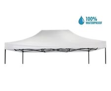 Tetto/Copertura superiore impermeabile per Gazebo 3x4,5m Bianco