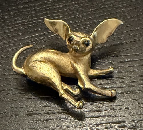 Spilla cane vintage marcel - spilla,