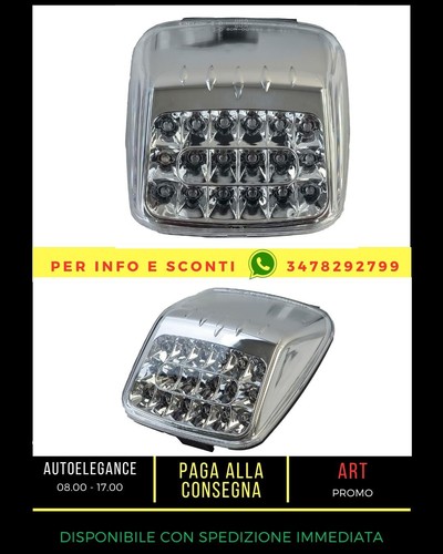 Fanale led vetro trasparente - a,
