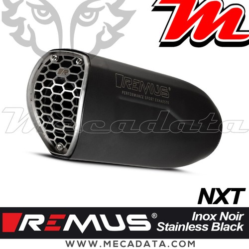 Silencieux remus nxt - inox, noir