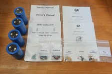 Hafler XL600 Amplificatore Ricostruzione Restauro Condensatore Kit Riparazione Ricostruzione