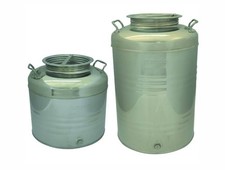 Contenitori per olio in acciaio inox 304-441LI tappo a vite e maniglie