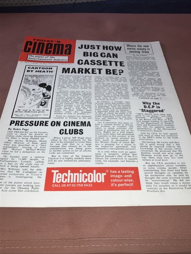 Today cinema 1970 - cinema,