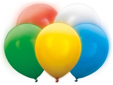 5 palloni colorati luminosi -