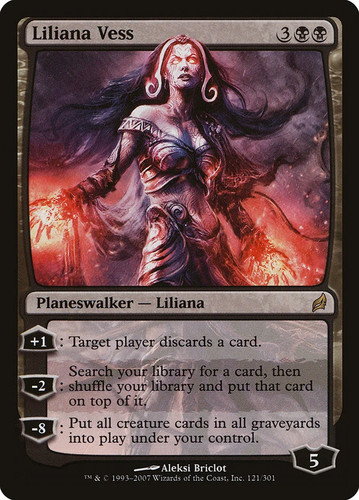 Mtg liliana vess 121 - mtg,