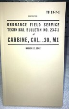 M1 Carbine TB 23-7-1 Army Cal