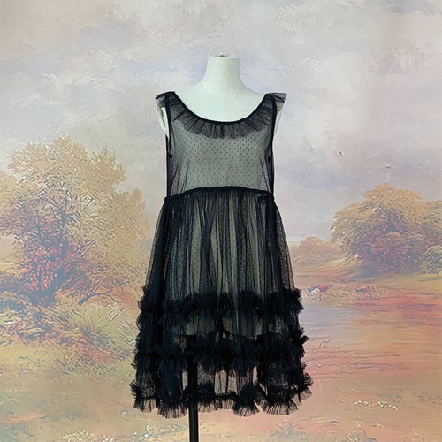 Ruffles lady abito rete in - lady,