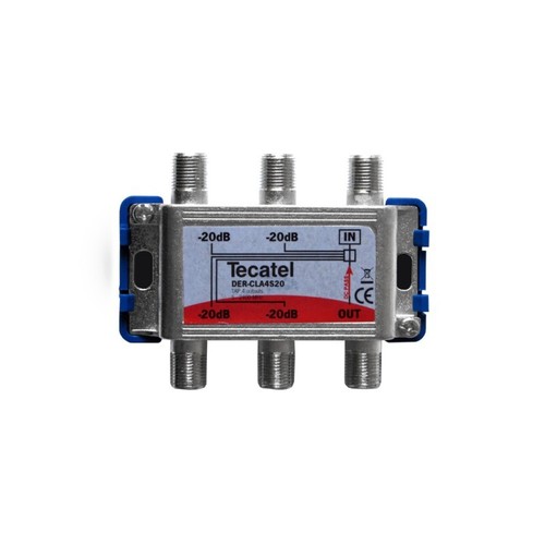 Derivador salidas conector f - derivador,
