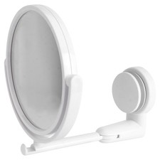  Specchietti per Vanità da Parete Pieghevole Trucco Bagno Rotondi