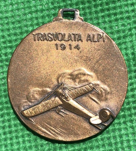 Medaglia trasvolata alpi - medaglia,