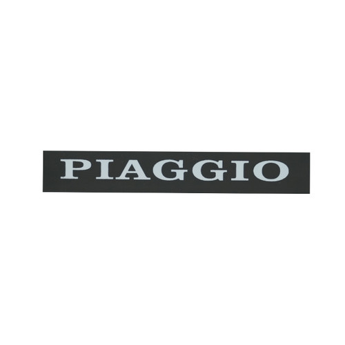 Targhetta scritta piaggio - targhetta,