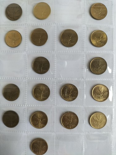 Lotto monete lire - 20,