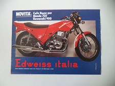 advertising Pubblicità 1976 EDWEISS HONDA 750 CAFE RACER