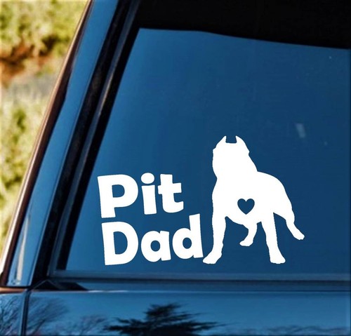 Adesivo pit dad pitbull - adesivo,