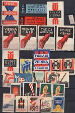 ES7598 Timbro Poster: Fiera di Vienna - diversi anni e lingua