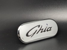 FORD GHIA 3M5116098AD 80MM LOGO SIGLA EMBLEMA FREGIO STEMMA SCRITTA BADGE TARGA