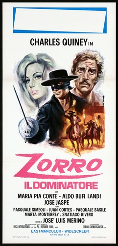 Zorro dominatore locandina - zorro,