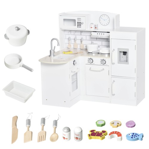 Homcom cucina giocattolo legno - homcom,