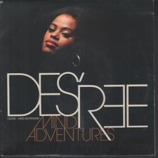 Des'ree Mind Adventures 7" vinyl UK Sony 1992 B/w alternative 7" mix pic sleeve