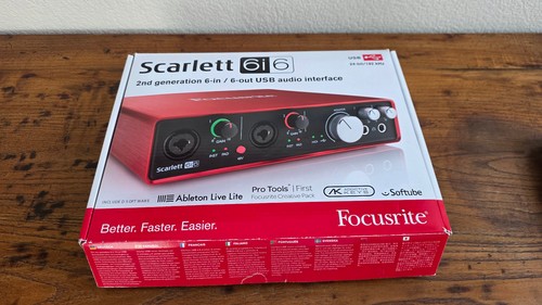 Focusrite scarlett 6i6 - 2nd, gen