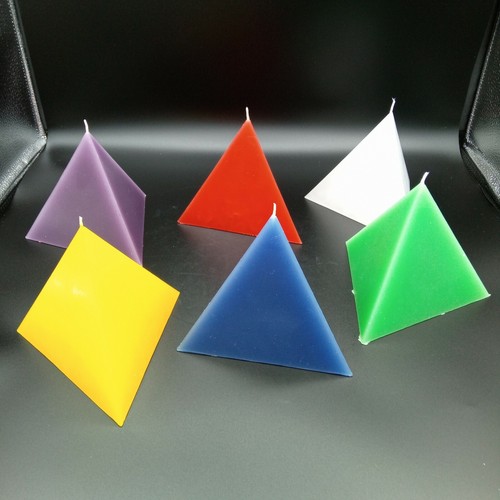Candela piramide lati alta - lati,