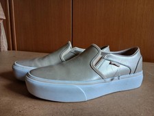 Vans Womens Beige Leather