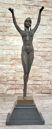 Statua bronzo art deco - bronzo,