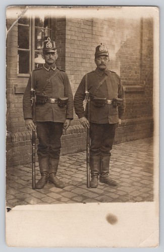 Wwi soldato tedesco rppc - soldato,