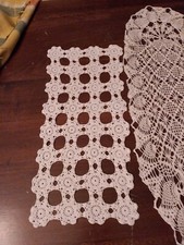 N.2 Centrotavola Fatti A Uncinetto