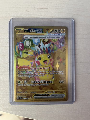 Carta pokemon pikachu ex - pokemon,