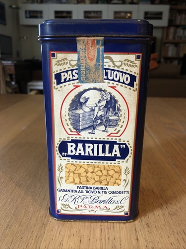 Barilla scatola latta - di,