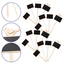 1 set di mini bacheche in legno con puntate in legno