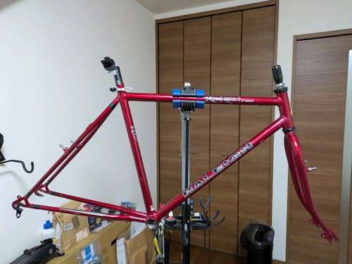 Telaio bicicletta raleigh red - telaio,