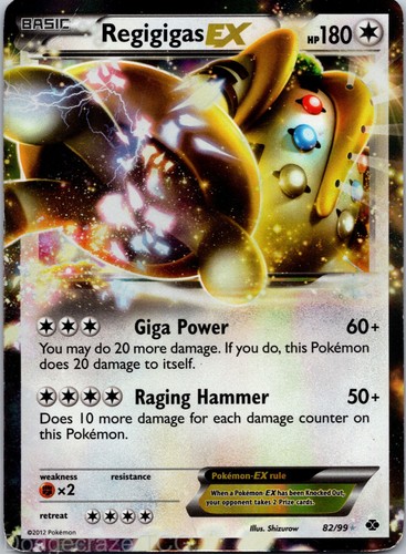 Regigigas holo rare - ex,