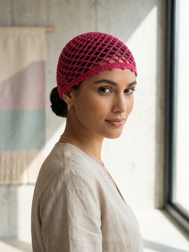 Cappellino cotone traforato - cappellino, cotone,
