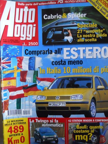 Auto oggi 2001 cabrio - oggi, n�15