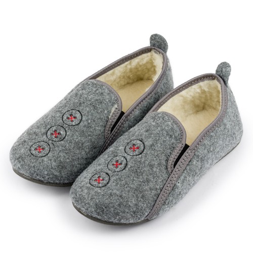 Pantofole donna feltro stivali - pantofole,