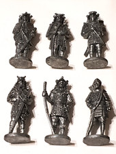 Soldatini Kinder Metallo Metallfiguren Serie Samurai 40mm ferro Eisen