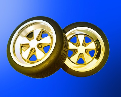 Cerchio ruota fuchs porsche - cerchio,