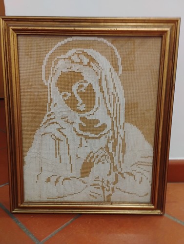 Quadro filet lavorato mano - quadro,