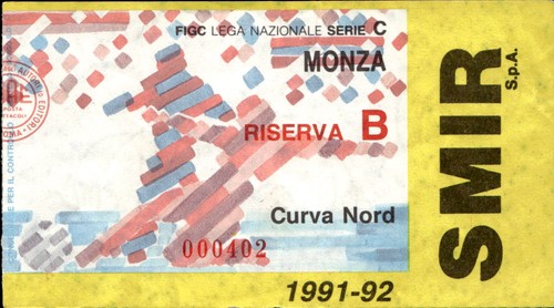Biglietto stadio serie - stadio, c