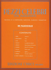 Pezzi celebri per pianoforte - pianoforte,
