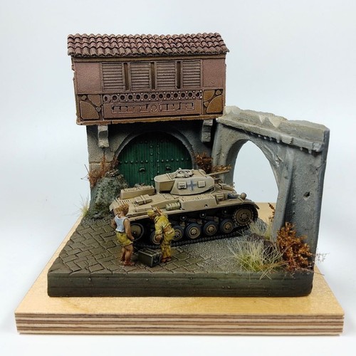 Diorama carro armato - diorama,