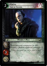 LOTR: Grima, Son of Galmod - Foil [Moderately Played] The Two Towers (Foil) Lord