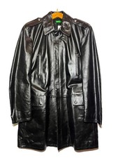 Benetton giaccone in vera pelle size 50