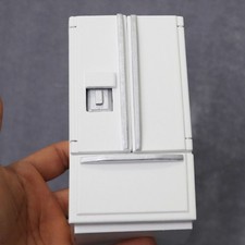 Mini frigorifero casa delle bambole in legno arredamento arredamento modello micro paesaggio