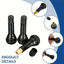 10 Valvole TR413 per pneumatici tubeless auto e moto (Corte) cerchi lega e ferro