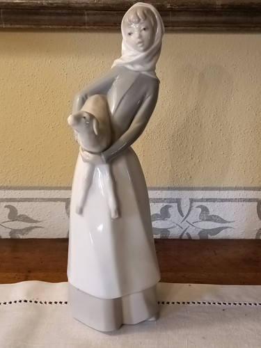 Statuina lladro bambina con - statuina, 'bambina